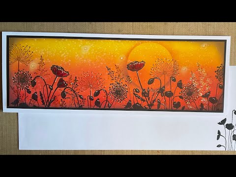 Poppy Meadow design by Jo Rice #lavinia stamps