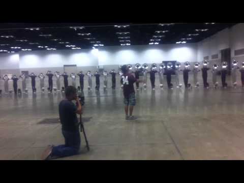 2011 Cadets Hornline - DCI Finals Indoor Warmup: mf Warmup Chorale