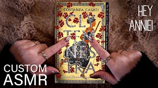 ASMR Annie's Custom 🥰 Book Club 2023-25 Recap (🎧 soft spoken, tapping, tracing, reading)
