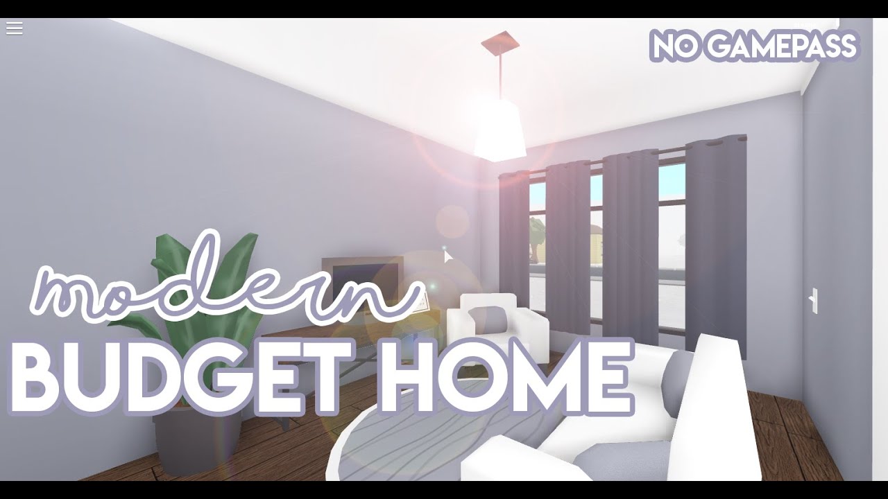 Bloxburg II Modern Budget Home 9k ( NO GAMEPASS) II House Build