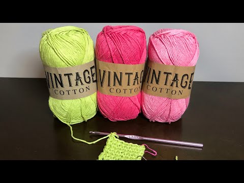 Vintage Cotton DK Yarn UNBOXING