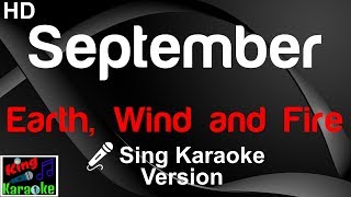🎤Earth, Wind and Fire - September (Karaoke Version)
