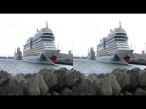 AIDAsol Ostern 2022 nach Island & NOR 3D (01): 09.04.22 Hamburg & Start