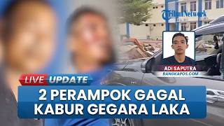 Perampok Uang Rp193 Juta di Pangkal Baru Gagal Kabur, Pelaku Babak Belur Alami Kecelakaan