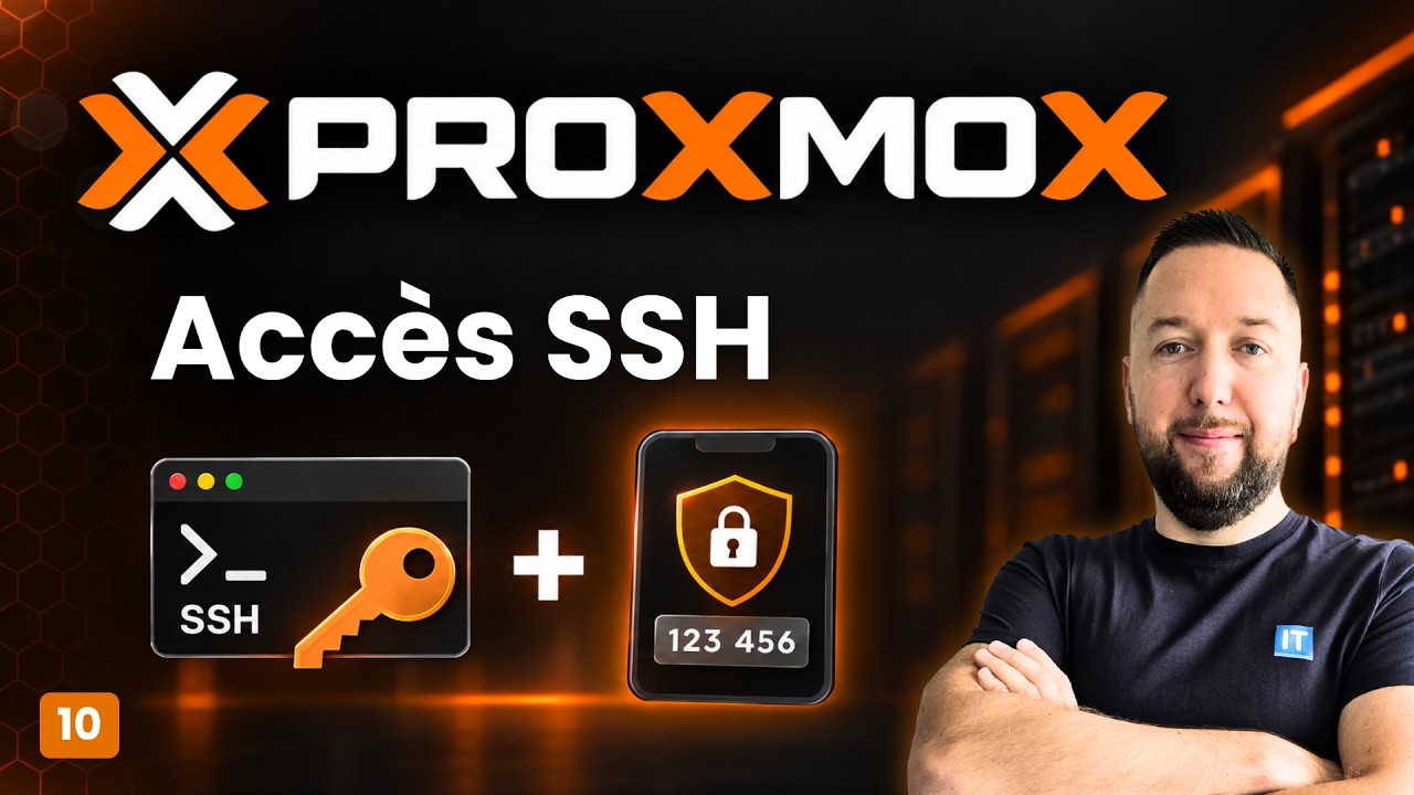 Sécuriser l'accès SSH de Proxmox VE : clé, compte dédié et MFA