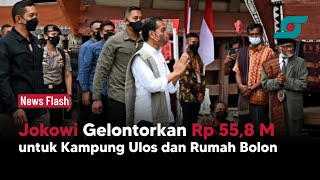 Jokowi Gelontorkan Rp 55,8 M untuk Kampung Ulos dan Rumah Bolon | Opsi.id