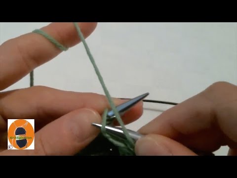 Stricken wir! Basics 4 - Die linke Masche (purl stitch)