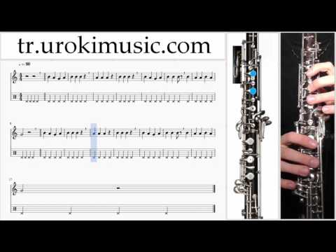 Obua Nasıl Çalınır K#1 B#1 D#14 Okul Öğretmen Notalar Eğitim Tablatura Kılavuz