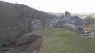 Panorama Caergwrle Castle Flintshire Wrexham Wales