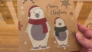 Review 24-Pack Christmas Gift Bags, 6 Designs Christmas Kraft Paper Bags, 8.85x7.08x3.5 Inches
