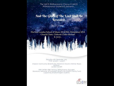 ELSOM & HACS End-Of-Year Concert @Clapton Community SDA Church, 16/12/2023