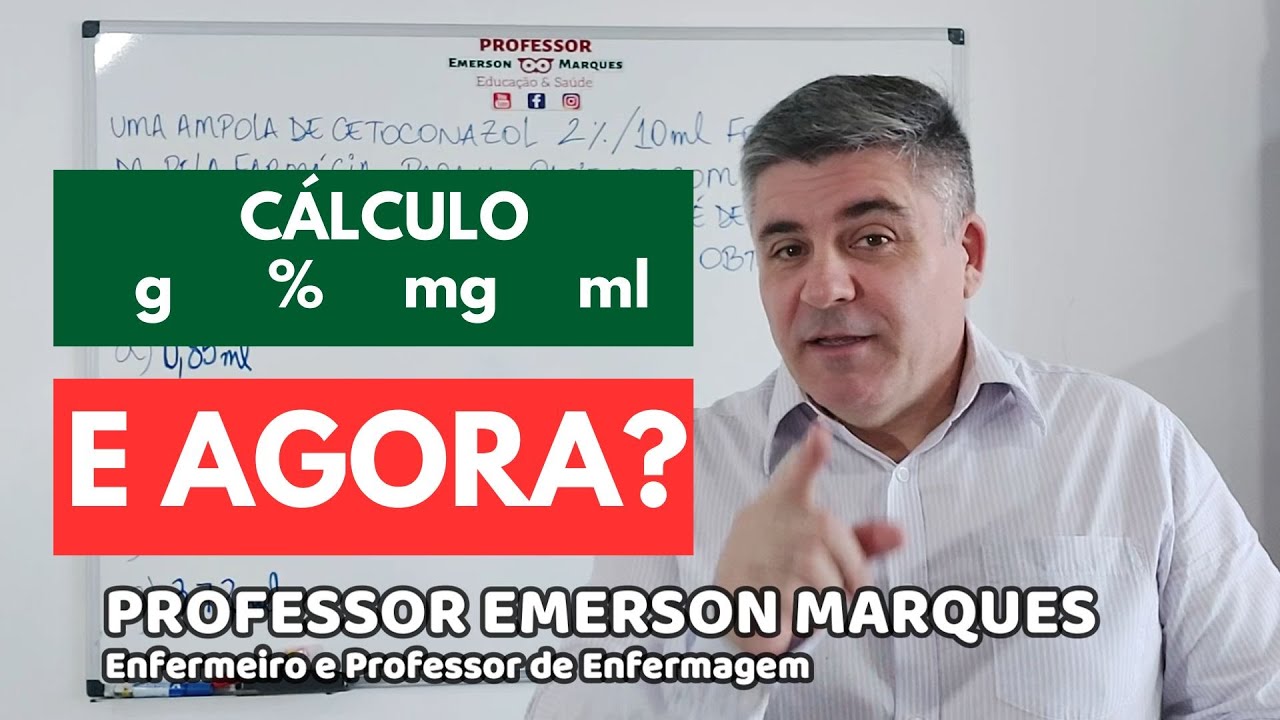 CÁLCULO DE MEDICAMENTO