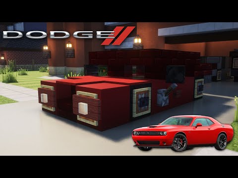 Insane Minecraft Dodge Challenger Build!