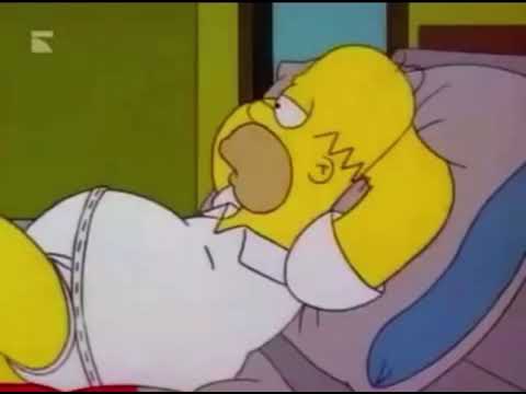 Simpsons. Homer versteckt sich im Altersheim