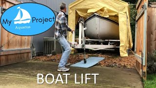 3. Boat Lift, Remove Trailer, DIY Boat Stands