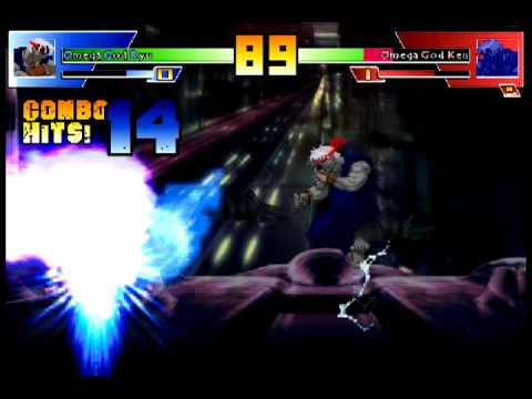[Mugen] Omega God Ryu vs Omega God Ken: CPU Battle