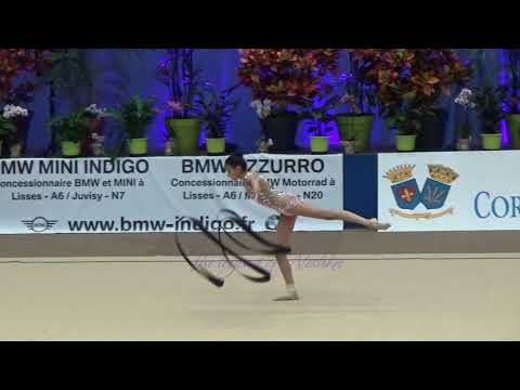 Narmin BAYRAMOVA (AZE) ribbon - 2019 Corbeil junior AA
