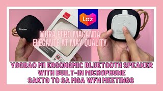 LAZADA YOOBAO M1 ERGONOMIC DESIGN BLUETOOTH SPEAKER  WITH BUILT-IN MICROPHONE PANG WFH MEETINGS TO!