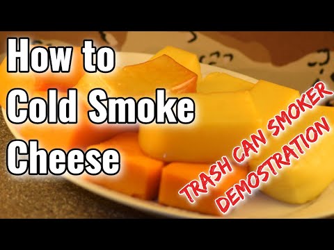 How to Cold Smoke Cheese (Trash Can Smoker)