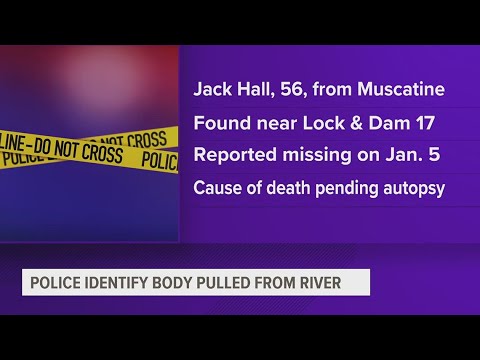 Missing Muscatine man identified as body found near Lock 17 on Tuesday