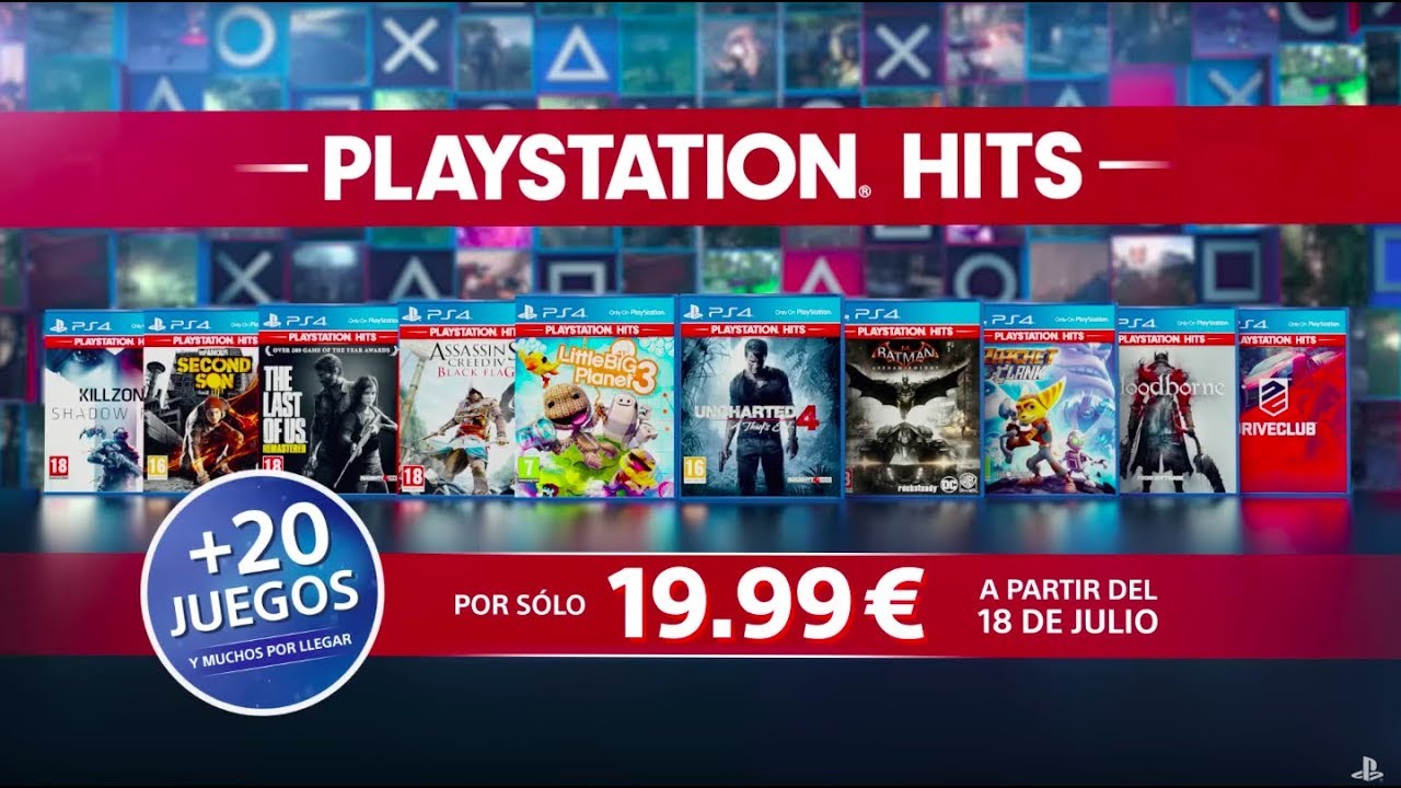 La gama PlayStation Hits ya está en las tiendas