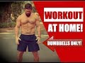 Home Core, Back, & Shoulder Workout [Dumbbells Only!] | Chandler Marchman