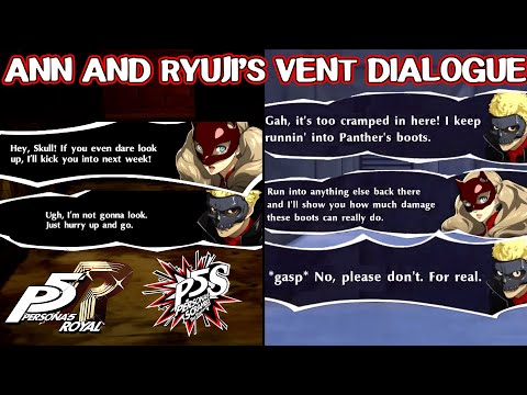 Ann & Ryuji's vent dialogue - Persona 5 Strikers & Royal
