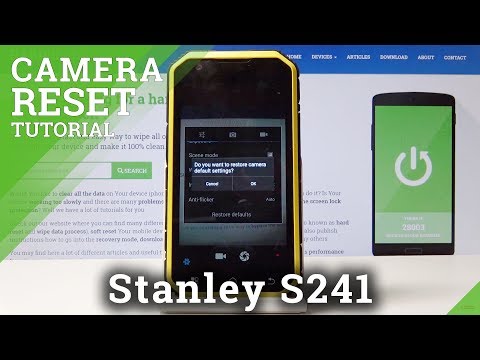 How to Restore Camera Settings in Stanley S241 - Reset Camera