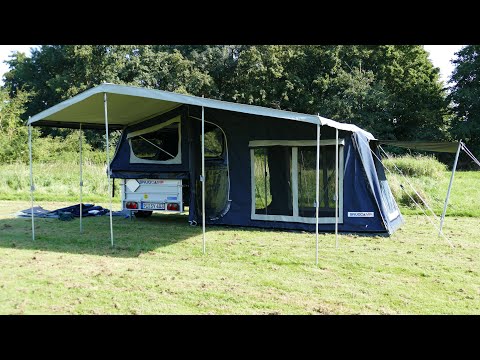 SNUGCAMP Zeltanhänger Outdoor / Faltcaravan, Klappcamper - Aufbau