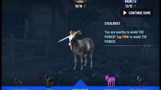 How to get the ExcaliGoat in MMO! Goat Simulator MMO