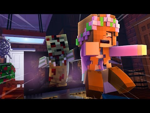 LittleKellyPlayz - TRAPPED IN A SCARY MOVIE | Minecraft Little Kelly