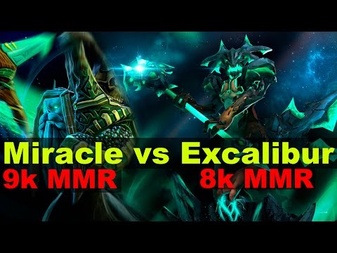 Miracle vs Excalibur | Necrophos vs Outworld Devourer 7.02 | Gameplay | Highlights — Dota 2 (2017)