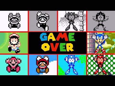 Mario & Sonic GB-GBC-GBA Bootlegs GAME OVER Screens