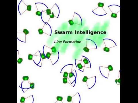Swarm Intelligence - Line Formation