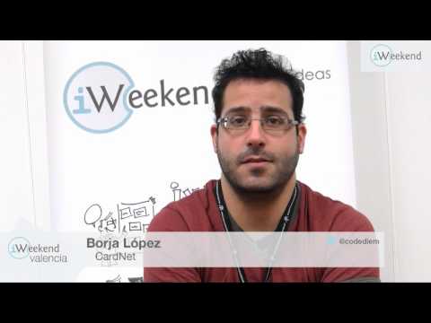 Entrevista Borja Lpez. Proyecto CARDNET. iWeekend-Valencia 2013 
