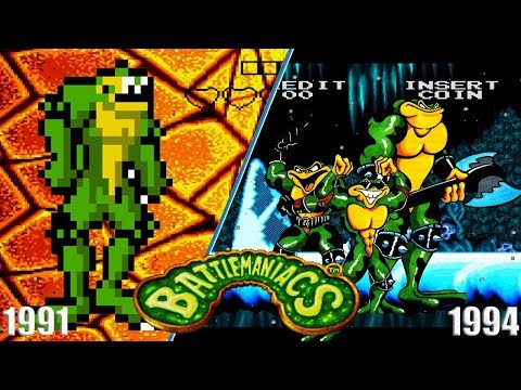 Evolution of Battletoads Games 1991-1994
