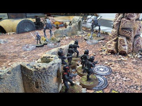 Rebel Alliance vs Galactic Empire: 800pt Star Wars Legion Battle Report.