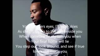 John Legend - Drawing lines (Lyrics)