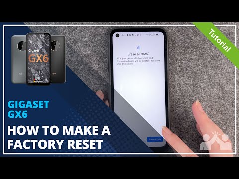 Gigaset GX6 - How to reset to factory settings • 📱 • 🅧 • ⏬ • | Tutorial