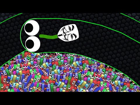 Slither.io Invisible Ghost A.I. Hacker Snake Epic Slitherio Gameplay