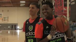 Billion Dollar Squad Lonzo Ball De'Aaron Fox & Dennis Smith on One team at Adidas Nations + more