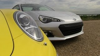 2013 Subaru BRZ vs Porsche 911 Carrera S Mile High Mashup Review