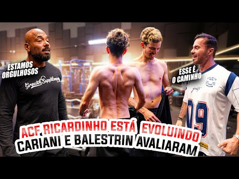 BALESTRIN E CARIANI ESTÃO ORGULHOSOS DO ACF RICARDINHO - ELE ESTÁ EVOLUINDO