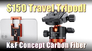 Compact Carbon-Fiber Tripod? K&F Concept Travel Tripod #tripod
