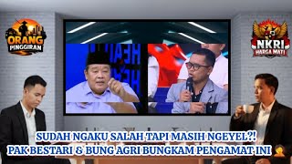 Download lagu SUDAH NGAKU SALAH TAPI MASIH NGEYEL?! Pak Bestari & Bung Agri Bungkam Pengamat ini 🤦 mp3