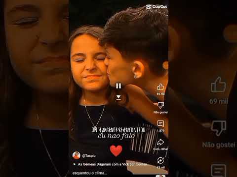 Ricardinho e Vitória voltaram ♥️♥️ #ricardinho #casal #taspio #edit #amor #trigemeas