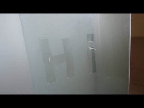 How to clean glass shower screen door - remove dirty...