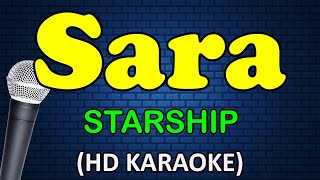 SARA - Starship (HD Karaoke)