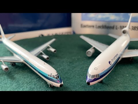 Gemini Jets comparison: Eastern DC-8-61 and L1011-1 Tristar.