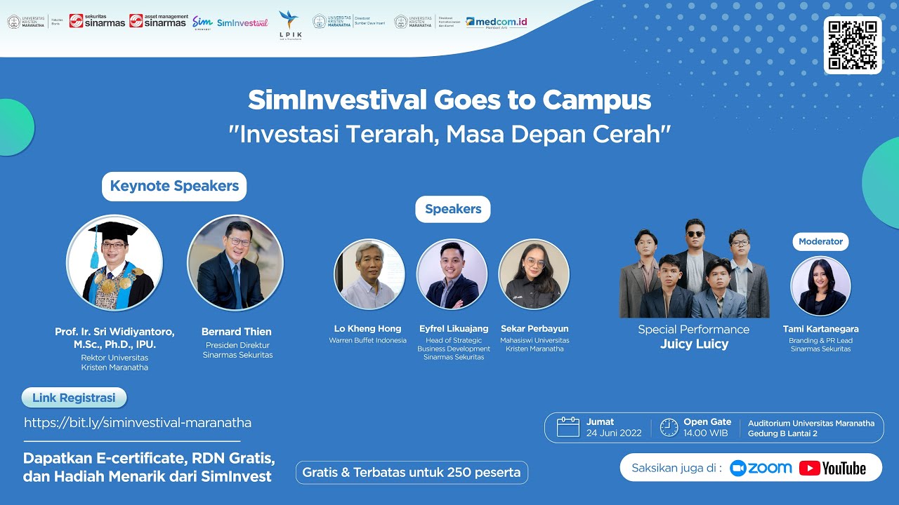 SimInvestival Goes to Campus : "Investasi Terarah, Masa Depan Cerah"